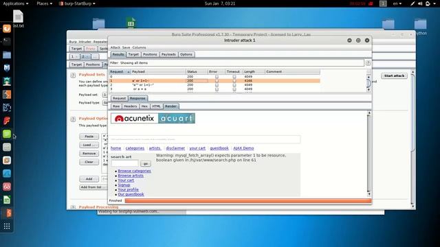 Verify that the runtime environment is not susceptible to SQL Injection смотреть онлайн