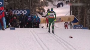 Победа Александра Большунова. Гонка 15 км классика.