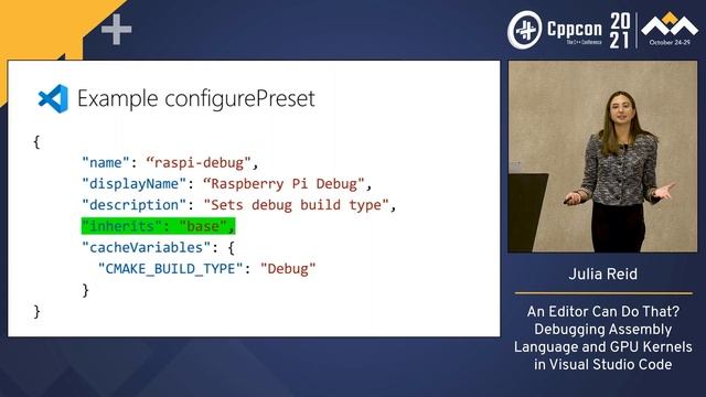 Debugging Assembly Language and GPU Kernels in Visual Studio Code - Julia Reid - CppCon 2021 смотреть онлайн
