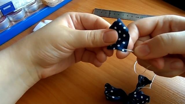 МК Школьные резиночки на каждый день\МК канзаши резинки\ DIY School bows for every day смотреть онлайн