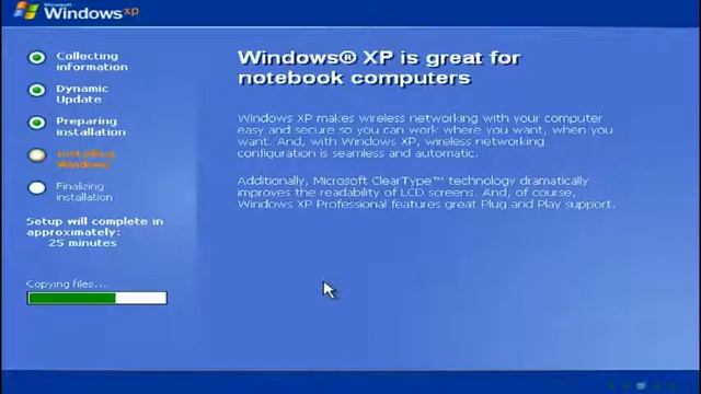 Установка Windows XP Media Center Edition смотреть онлайн