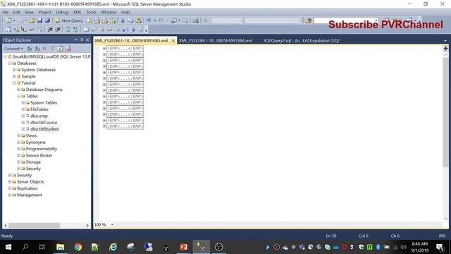XML Datatype in SQL Server #XMLDatatype #SQLServer смотреть онлайн