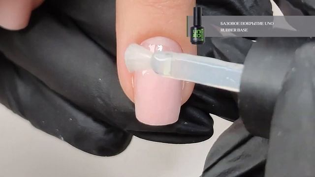 МК "Мраморный маникюр" | Коррекция из миндаля в короткий чёткий квадрат смотреть онлайн