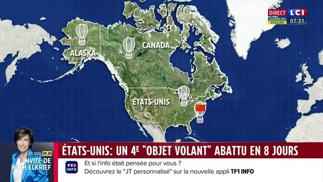 Un nouvel "objet" non identifié abattu par l’armée américaine, le quatrième en moins de 10 jours смотреть онлайн