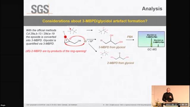 MCPD esters and Glycidyl esters - Symposium 2022 смотреть онлайн