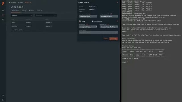 How to backup and restore MySQL on Kubernetes смотреть онлайн
