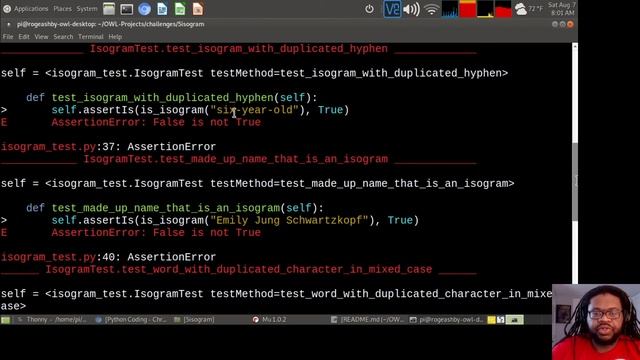OWL Isogram Python Challenge Solution смотреть онлайн
