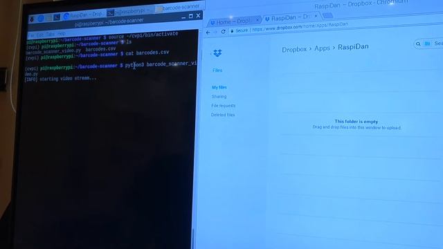 IFB102 Mini-Project Raspberry Pi with OpenCV and Zbar for scanning barcodes and updating inventory смотреть онлайн