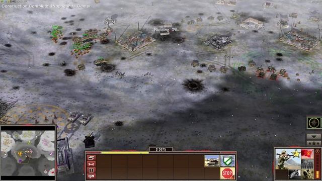C&C Generals Contra X Developer Build Games #35 - 2v2 & 3v3 Teamgames (With Voice Commentary)