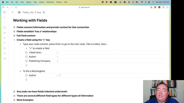 Tana Basics: Working with Fields смотреть онлайн