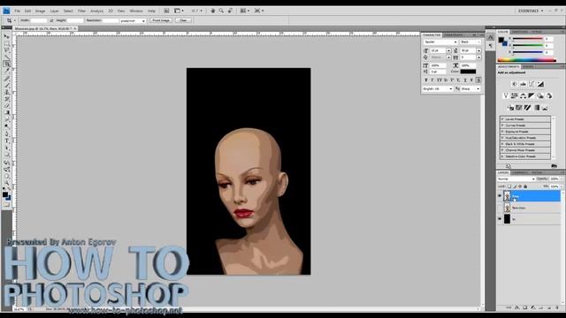 HowToPhotoshop.NET Using special brushes and creating paint effects tutorial PART 1 смотреть онлайн
