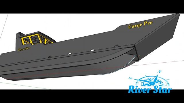 River Star катер из ПНД с аппарелью