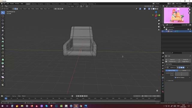 17. Blender 2.91. Subsurface. Cartoon Style. Tutorial. Кресло смотреть онлайн