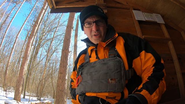 Chilly winter ham radio QRP POTA in PA смотреть онлайн