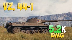 Vz. 44-1 - 6 Фрагов 5.2K Урона - Жаркий! - Мир Танков