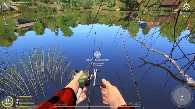 РР4. Где ловить Трофей Окунь на озере Комариное. смотреть онлайн