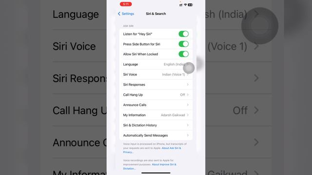 Iphone मध्ये Siri कसे चालु करायचे | How To Setup Siri On Iphone In Marathi | #iphone #siri смотреть онлайн