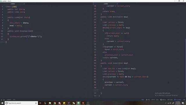 Implementing a Sorted Linked List in Java смотреть онлайн