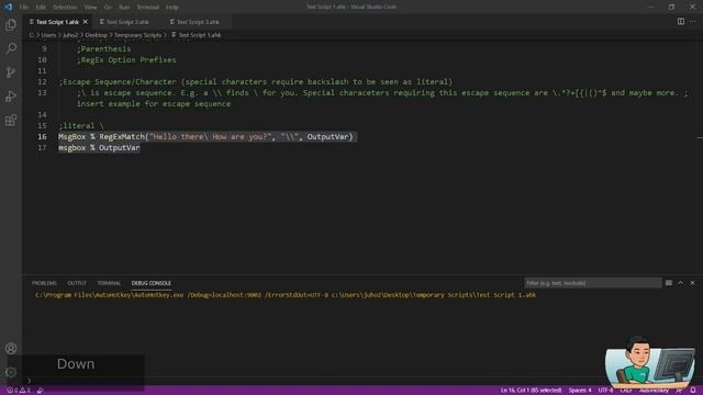[Juho's AutoHotkey Tutorial #13 RegEx] RegEx Pattern Part 4 - Anchors and Escape Sequence смотреть онлайн