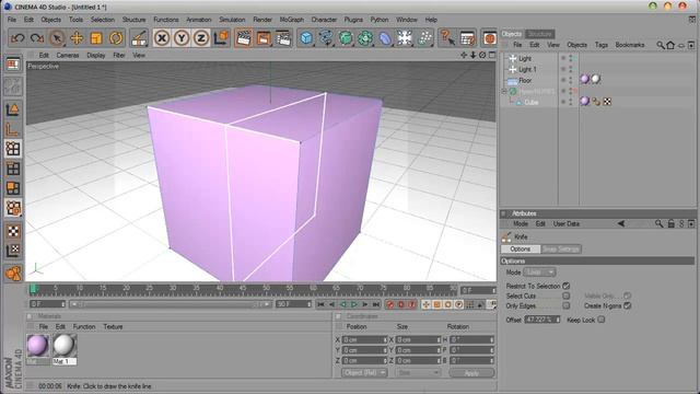 14. Сладкая парочка Hyper NURBS и Knife смотреть онлайн