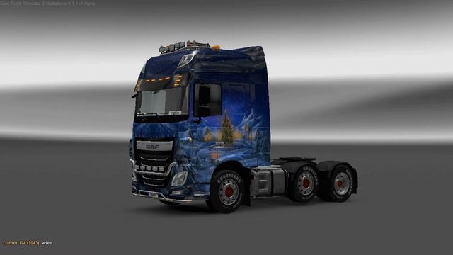 Euro Truck Simulator 2 Christmas Skin Pack смотреть онлайн