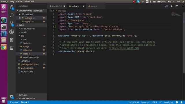React js Tutorial #32 bootstrap 4 смотреть онлайн