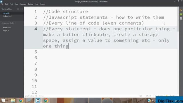 4 Javascript code structure statements смотреть онлайн
