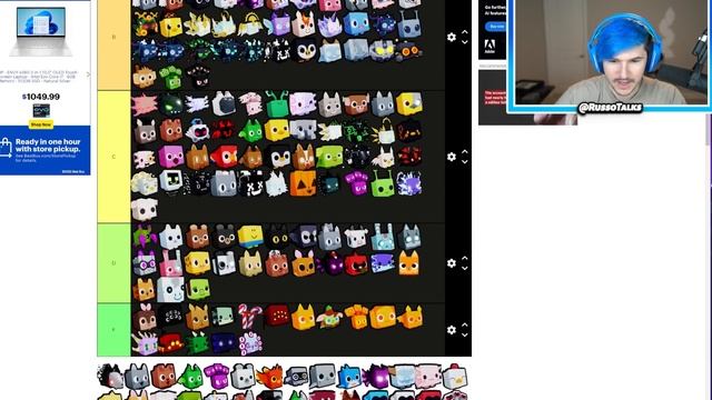 Pet Simulator X ALL PETS TIER LIST! смотреть онлайн