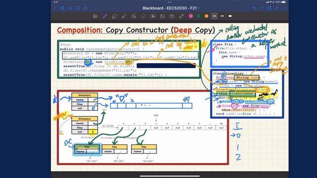 [HD] EECS2030 F21 - Lecture 4 - Part F2 - Composition - Deep Copy Constructor смотреть онлайн