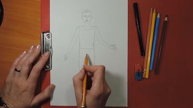 Рисуем фигуру человека смотреть онлайн