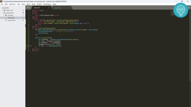Upload File in PHP using AJAX (With Github Project) смотреть онлайн