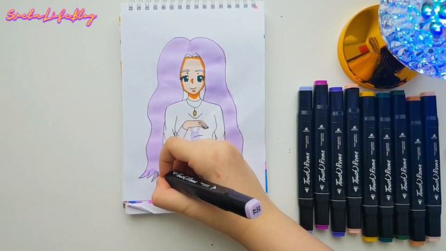 Волшебная девочка | Рисую скетчи вместе с вами | SvetaLifeBlog смотреть онлайн