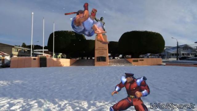 Street Fighter Ryu vs Mr. Bison 2(stage:Punta Arenas , Chile) смотреть онлайн