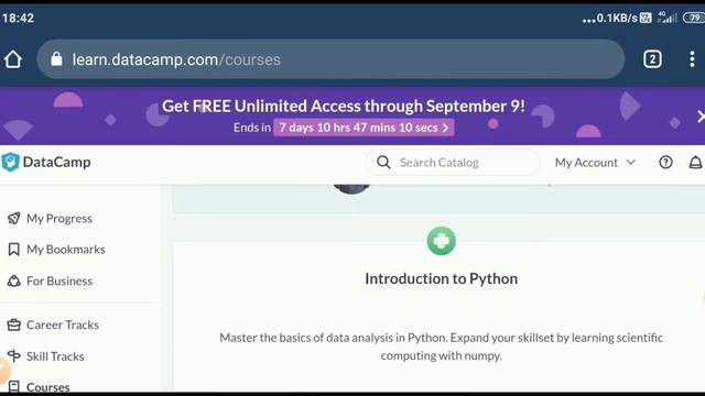 DataCamp Free Online Courses | DataCamp Free Certification Courses | Free DataCamp Online Courses | смотреть онлайн