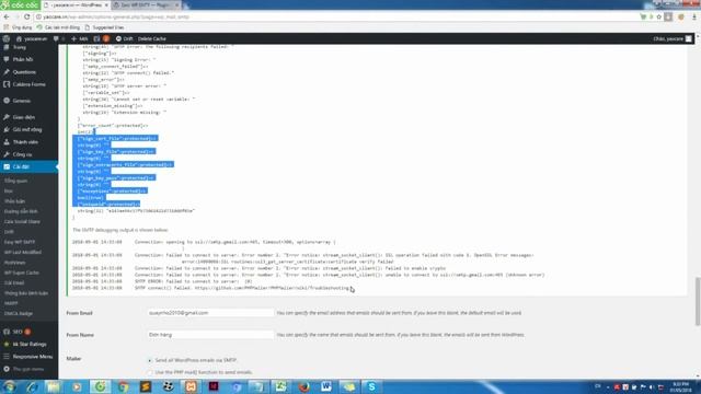 Xử lý lỗi gửi email trên wordpress bằng plugin easy smtp với webmail смотреть онлайн