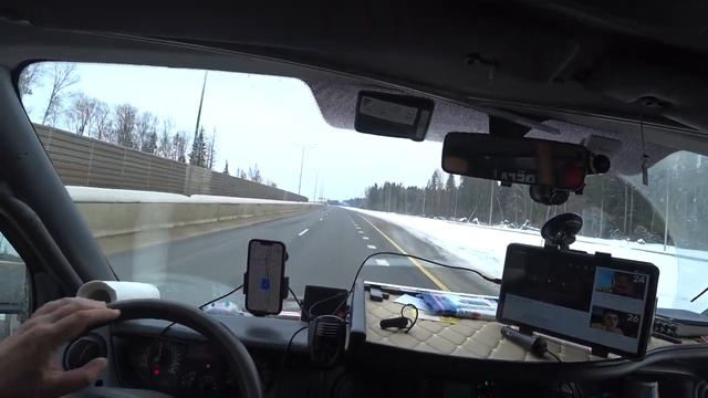 Дальнобой!!! День работы и я в Рыбинске!!! Вдоль Москвы и через Ярославль!!! смотреть онлайн