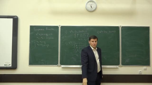 Алгоритм поиска корней квадратного уравнения по теореме Виета смотреть онлайн