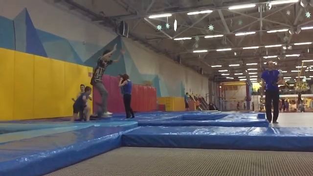 Сальто в перед с разбега