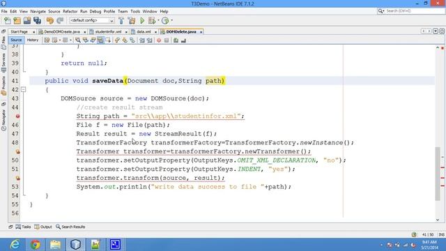 Delete data from XML file using DOM example java code - Coder VN смотреть онлайн