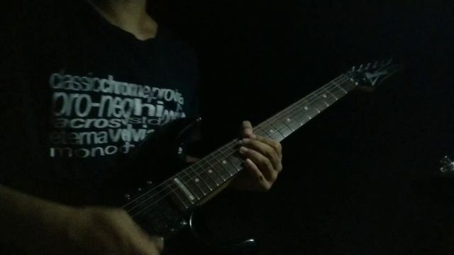 BED OF ROSES Bon Jovi isolated lead guitar - NUX MG300 смотреть онлайн