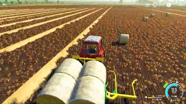 Farming Simulator 2019. Агромаш. Уборка кукурузы; перевозка зерна. #29 смотреть онлайн