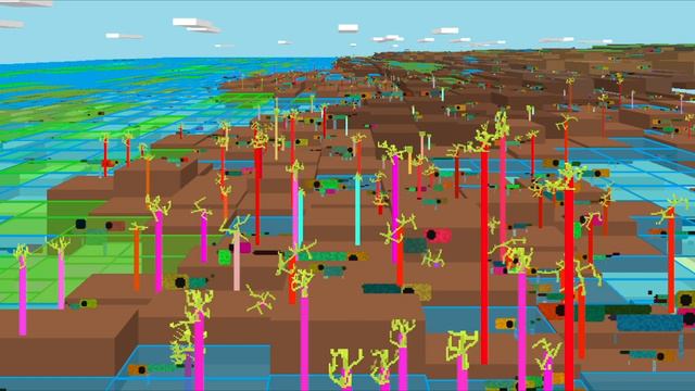 Simulating an Evolving Ecosystem #evolution #simulation смотреть онлайн