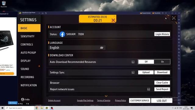 PLAYING FREEFIRE ON PC :) смотреть онлайн