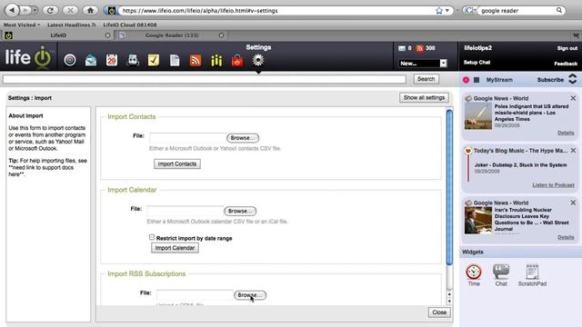 lifeIO How to Import RSS Feeds from Google Reader смотреть онлайн