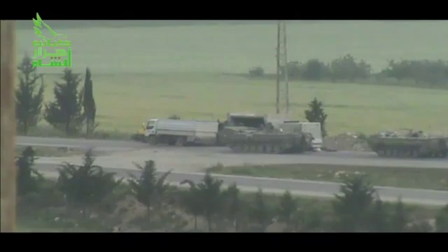 Бои в Сирии, 2011 г. Нападение боевиков на военный пост смотреть онлайн