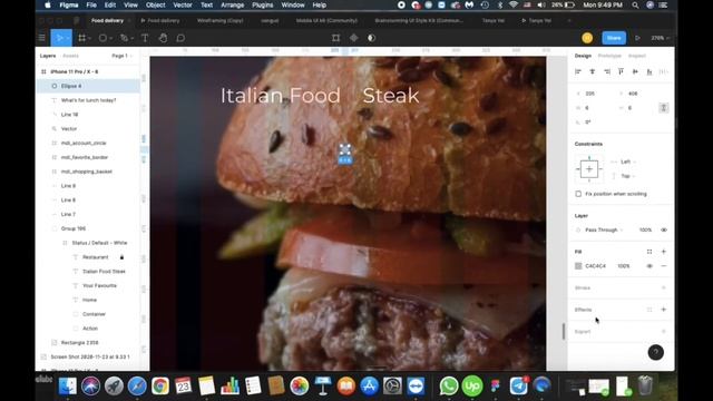 Ui/Ux Design For Food Delivery Website In Figma