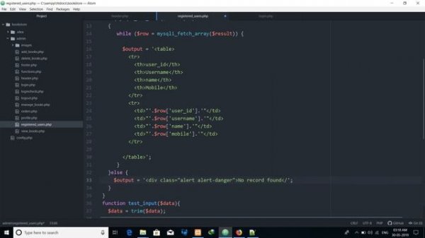 Online Book Store in PHP | Admin Panel | part 6 | (Hindi)