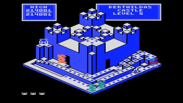 Crystal Castle Atari Gameplay Complete.
