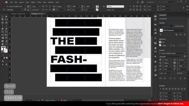 How to Page Layout Design in Adobe InDesign CC 2022 | Magazine Design Tutorials смотреть онлайн