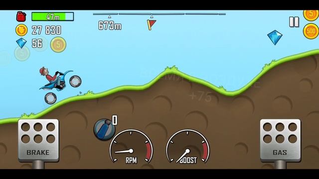 Hill Climb Racing #2! Кроссовый мотоцикл! смотреть онлайн